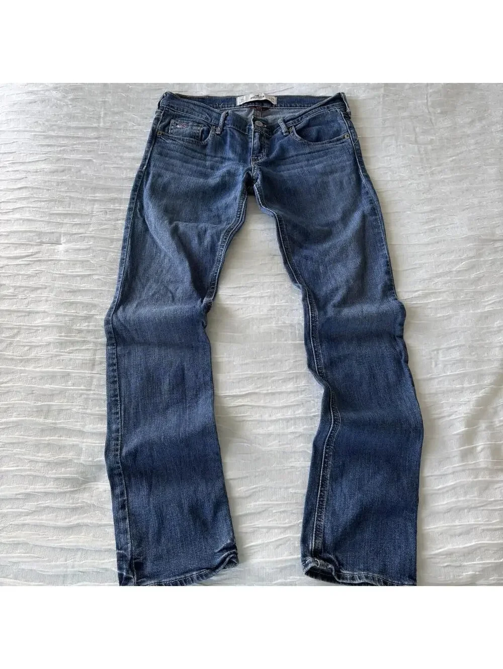Hollister Co. Women's Blue and Navy Jeans